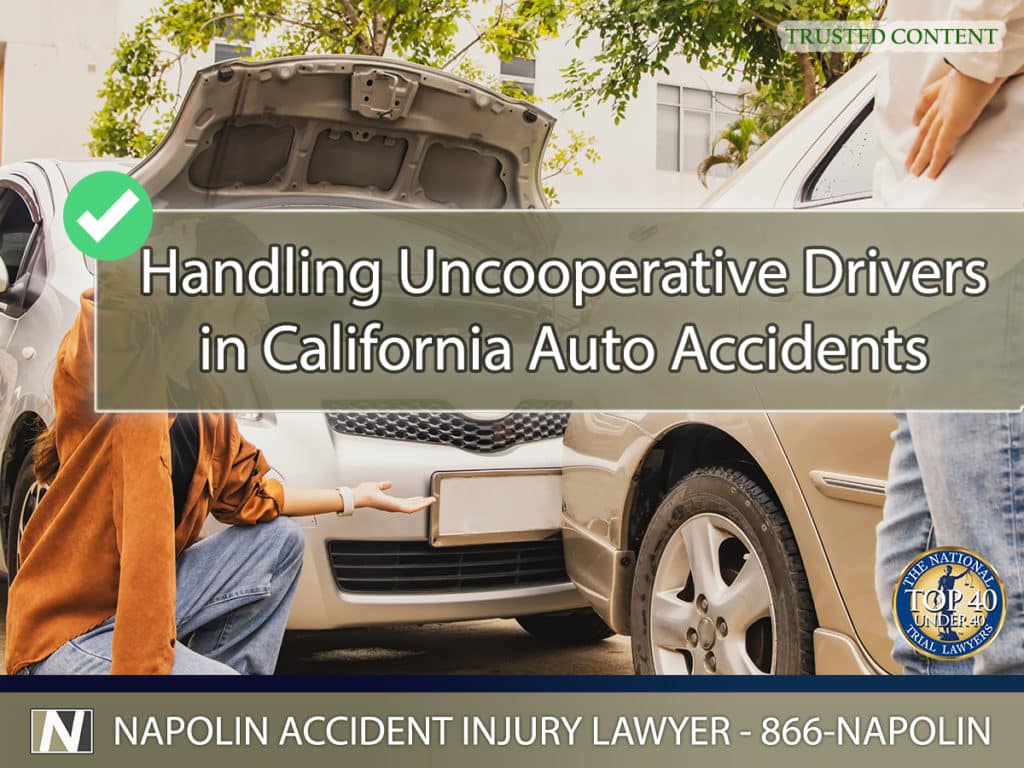 Handling Uncooperative Drivers in Ontario, California Auto Accidents