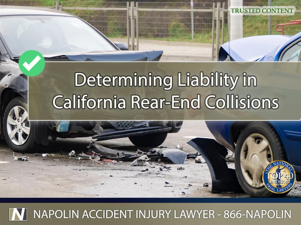 Determining Liability in Ontario, California Rear-End Collisions