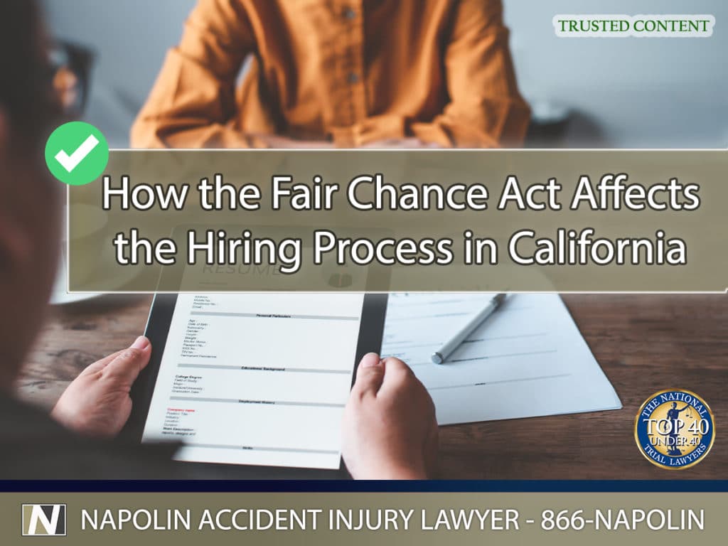 How the Fair Chance Act Affects the Hiring Process in California