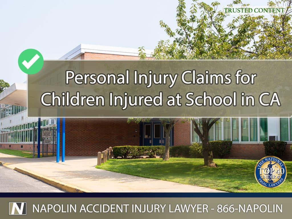 Personal Injury Claims for Children Injured at School in Ontario, California