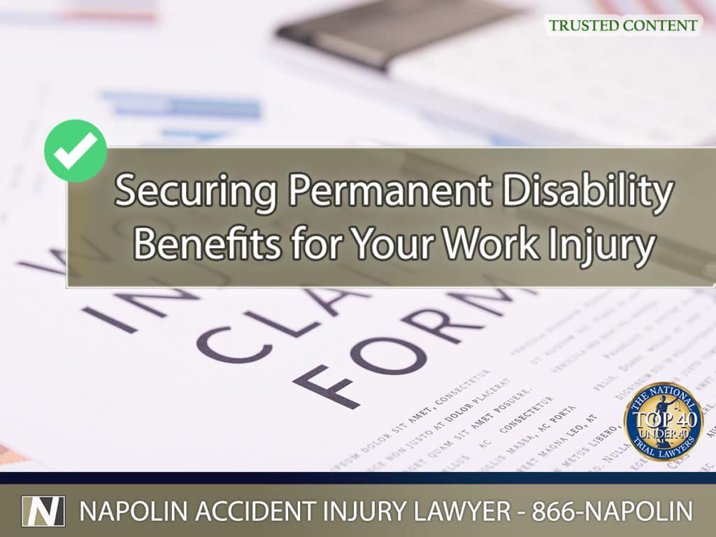 Securing Permanent Disability Benefits for Your Work Injury in Ontario, California