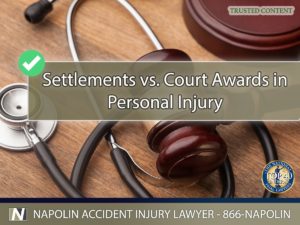 Navigating Personal Injury Lawsuits in California- Settlements vs. Court Awards