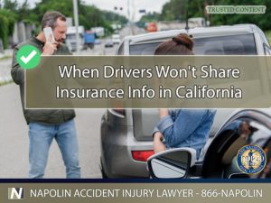 What to Do When Drivers Won't Share Insurance Information in California