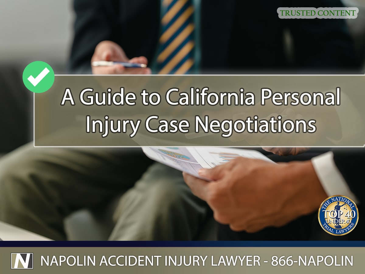 A Guide To California Personal Injury Case Negotiations