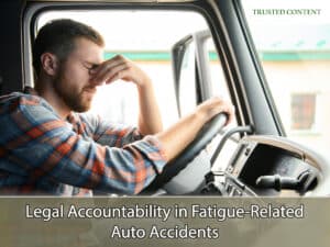 Legal Accountability in Fatigue-Related Auto Accidents